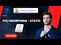 Polymorphism in Java Static Polymorphism Method Overloading - Tamil