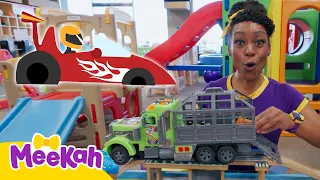 Meekah Discovers INDOOR Vehicles 🏎️ Blippi Vehicles | Learning Videos for Kids