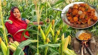 रेस्टोरेंट वाले भी नहीं बताएंगे भुट्टे के मंचूरियन का ये सीक्रेट Baby Corn 🌽 Chilli Manchurian