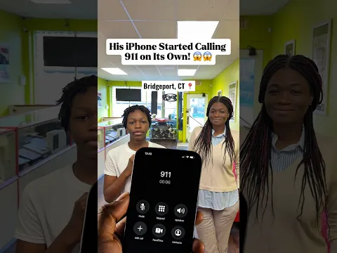 His iPhone Wouldn’t STOP Calling 911! 🚨😱 #shorts