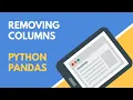 Python Pandas Removing Columns