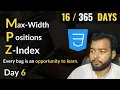 Day 16 Day CSS Tutorials for Beginners in Hindi 365 Days Coding Challenge