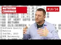 SQM Mutation Coverage software quality crash course eng sub