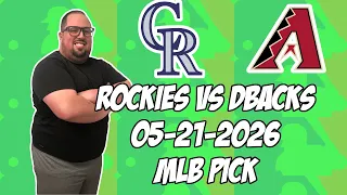 Colorado Rockies vs Arizona Diamondbacks 26 MLB Pick Prediction MLB Betting Tips