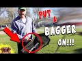 Putting Bagger on a Craftsman M230 walk behind mower with Briggs and Stratton