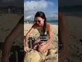 Download Lagu When I’m the only one on the beach building sand castles #shorts