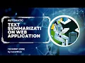 Automated Text Summarization with Django Simplifying Content Extraction and Summarization