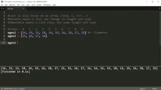 Python Programming Series Lists 2 Concatenation and Mutability