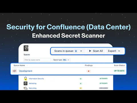 watch Security for Confluence Enhanced Secret Scanner by Soteri video