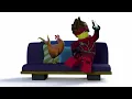 Ninjago GIF - Kai and the Electric Chicken