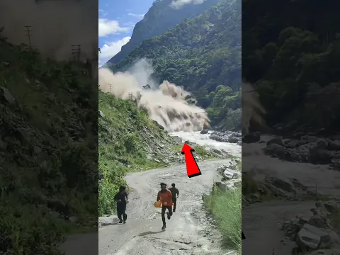 नेपाल बाढ़ से हाहाकार| Nepal floods: Floods wreak havoc #shortvideo #nepalflood
