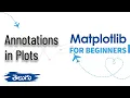 Annotations in Matplotlib Matplotlib for Beginners Data Visualization WonkyCode Telugu