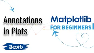 Annotations in Matplotlib Matplotlib for Beginners Data Visualization WonkyCode Telugu