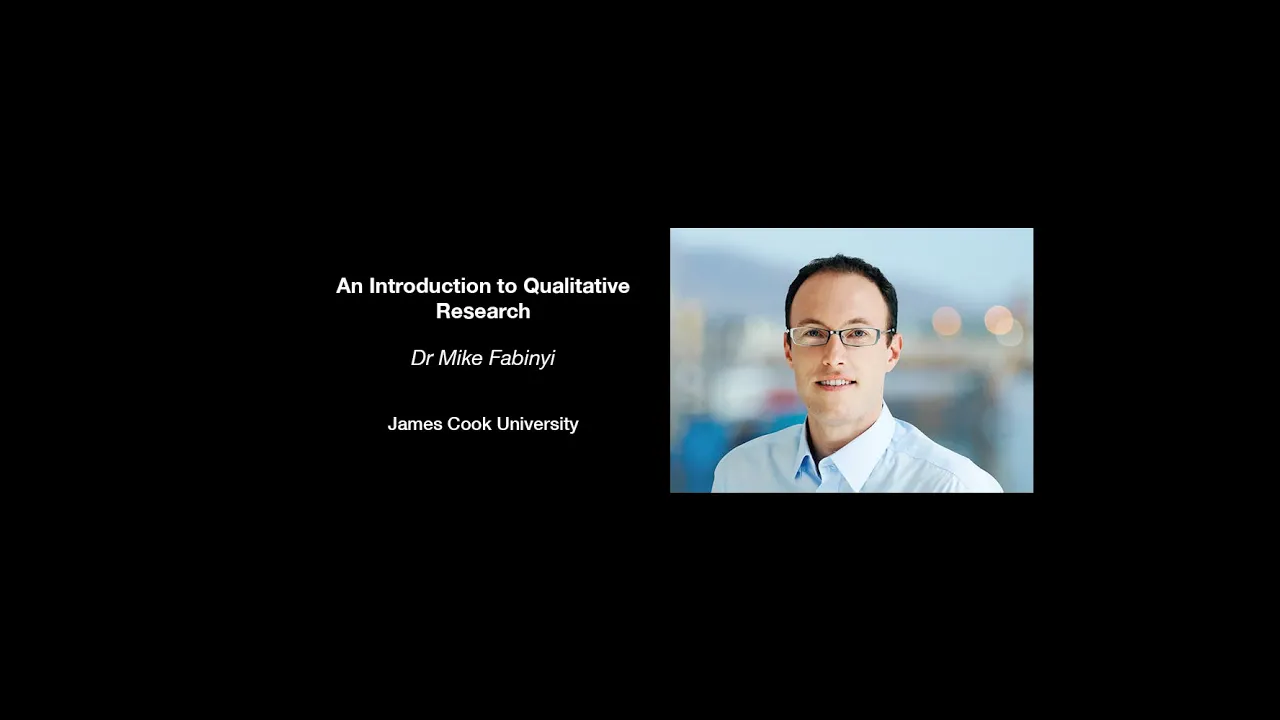 Mike Fabinyi - An Introduction to Qualitative Research