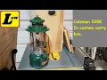 Coleman Lantern 220E and storage box Antique
