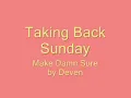 Taking Back Sunday Make Damn Sure