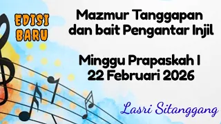 mazmur tanggapan edisi baru minggu prapaskah i 22 februari 2026 lasri sitanggang