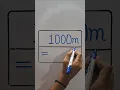 Download Lagu 1000m = ?km #kennis #wiskundemetkunstjes #onderwijs ##informatie #km #meter #standaard #metingen