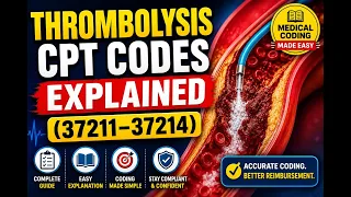 Thrombolysis CPT Codes EXPLAINED 37211 37214 Medical Coding Made Easy