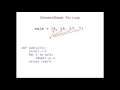 Cumulative Computations Element-Based vs Index-Based Loops