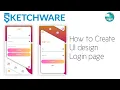 How to create UI Design login page in Sketchware