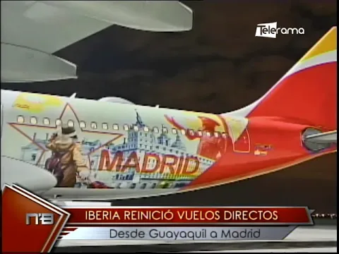 Iberia reinició vuelos directos desde Guayaquil a Madrid