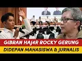 Lagu KERENN, GIBRAN HAJ4R ROCKY GERUNG! DIDEPAN MAHASISWA \u0026 JURNALIS 😱