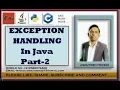 Core Java Exception Handling Part-2 Core Java Tutorial
