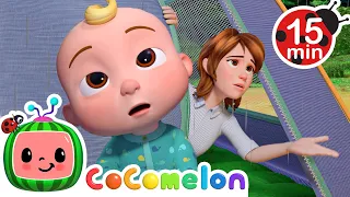 rain rain go away loop play games outside with jj fun cocomelon nursery rhymes u0026 kids songs