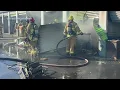 Multiple storage units catch fire in Santa Maria