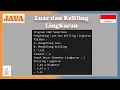 Program JAVA Menghitung Luas dan Keliling Lingkaran
