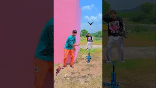 #minecraft #fortnite #freefire #bgmi #pubg 🤯🔥 Crow 🐦‍⬛  vs Not Ammo Gun 😨 Funny Real Life Gameplay😹😅