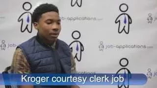 Kroger Interview - Courtesy Clerk