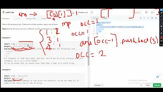 2610 Convert an Array Into a 2D Array With Conditions weekly-contest-339 Leetcode