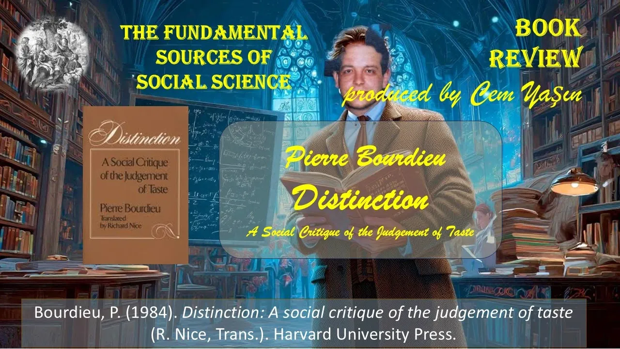 Book Review:    Pierre Bourdieu - Distinction: A Social Critique of the Judgement of Taste
