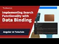 Implementing Search Functionality Data Binding Angular 16