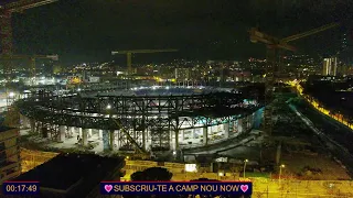 Emissió 4K en directe 24/02/25 de Las Obras del Camp Nou!
