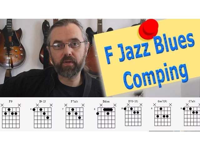 F Jazz Blues Comping - Jazz Chords and Concepts - Guitar Lesson
