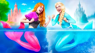 Dari Elza Frozen dan Anna menjadi Putri Duyung yang Cantik!