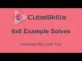 Advanced 6x6 Example Solves