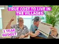 The Villages Living on a Budget in 2025 - Our 1st Year Cost of Living