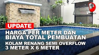 biaya bikin kolam renang ukuran 3 x 6 update november 2024 