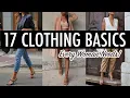 17 Clothing Basics you actually NEED Wardrobe essentials for the foundation of your style