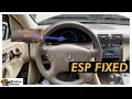 Mercedes Benz ESP Warning Light Visit Workshop FIXED