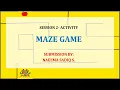 Section 2 Activity - Maze Game using Python in Pictoblox