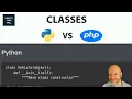 Python Classes vs PHP Classes