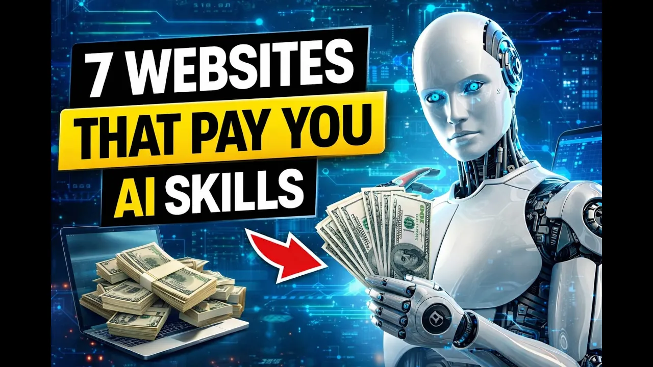 7 Websites That Pay You to Use AI Tools YouTube video preview