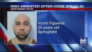 Man with 4 active warrants arrested after allegedly breaking into Springfield home