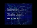 Basic concepts for inferential statistics