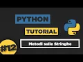 Python Tutorial String Methods